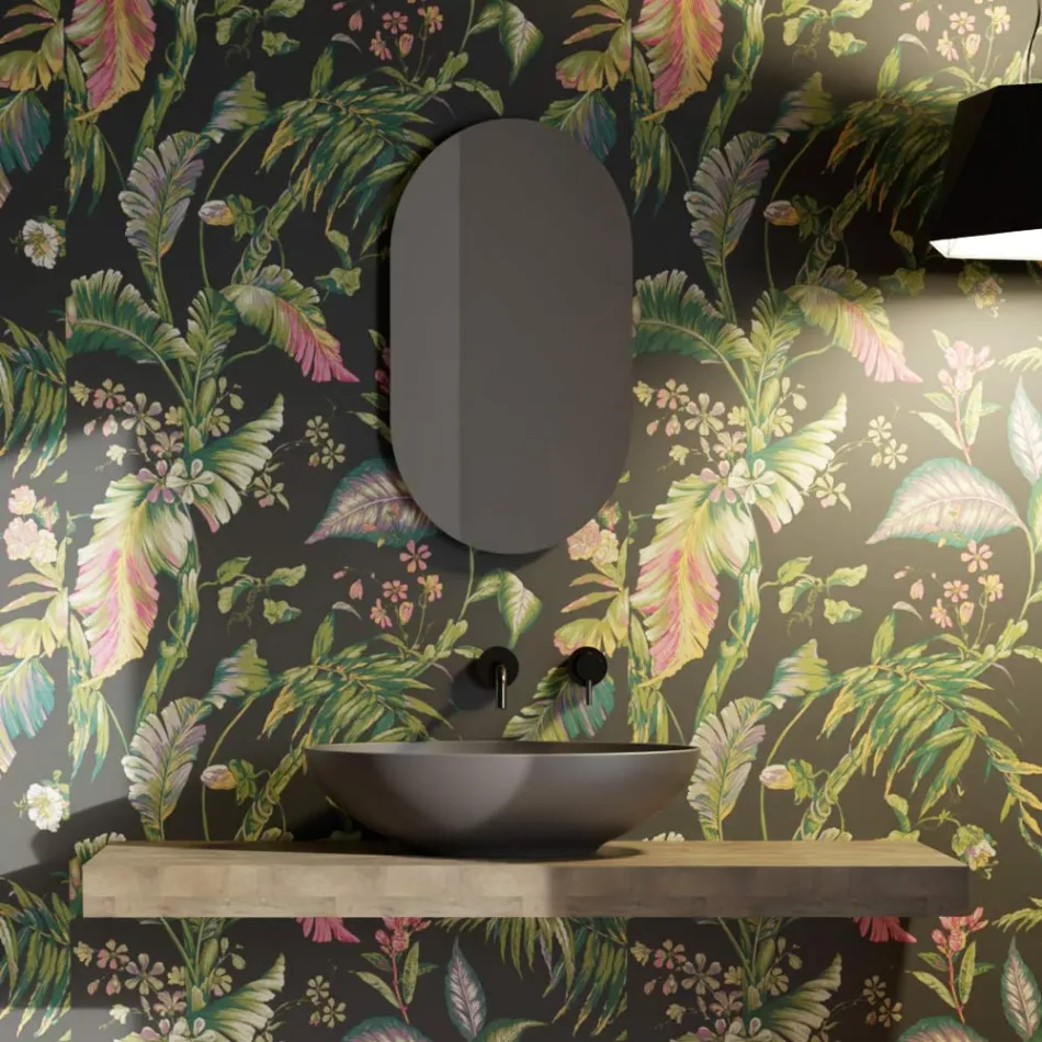 Lavabo da Appoggio in Ceramica Lucida o Opaca Made in Italy - Ferry Viadurini