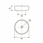 Lavabo da appoggio in ceramica raku fatto a mano in Italia, Ramon Viadurini