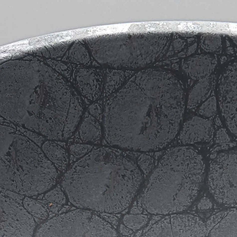 Lavabo da appoggio in ceramica stampa cocco grigio made Italy Glossy Viadurini