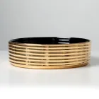 Lavabo da Appoggio in Gres Porcellanato Ondulato Made in Italy - Vibrazione Viadurini