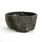 Lavabo da appoggio in pietra di fiume naturale  Agra Viadurini