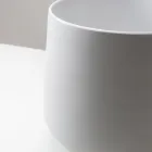 Lavabo da Appoggio in Porcellana Tornita a Mano - Nomad Viadurini