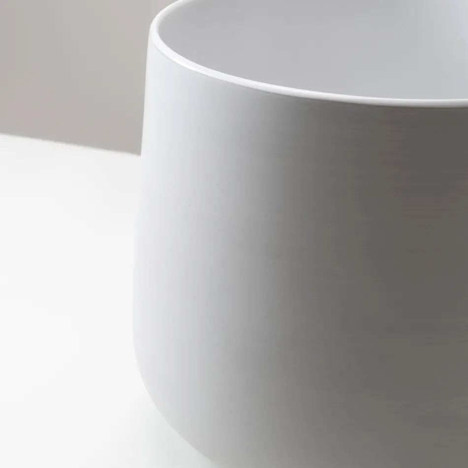 Lavabo da Appoggio in Porcellana Tornita a Mano - Nomad Viadurini