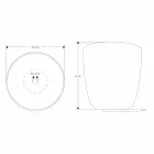 Lavabo da Appoggio in Resina e Polveri Minerali a Forma di Secchio - Secchiello Viadurini