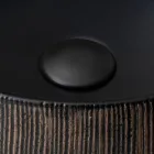 Lavabo da Appoggio in Terra Rossa Naturale Striato a Mano - Balance Viadurini