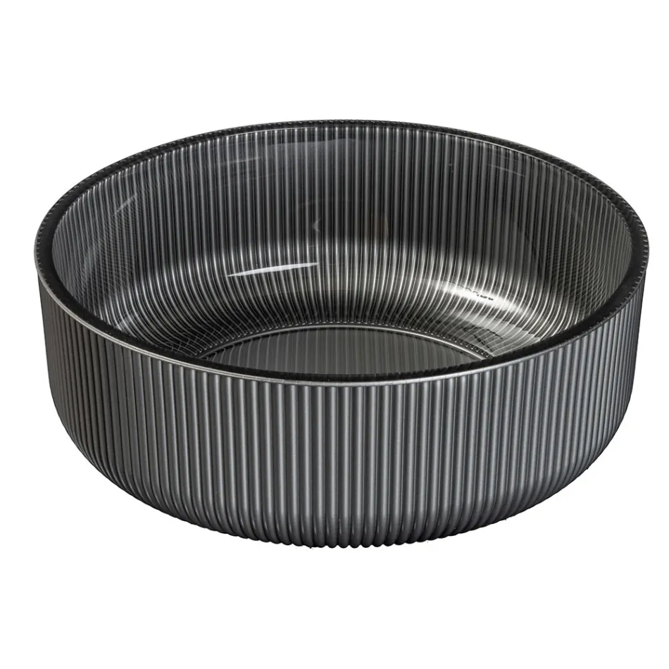 Lavabo da Appoggio in Vetro Veneziano Resinato e Verniciato - Excelsior Viadurini