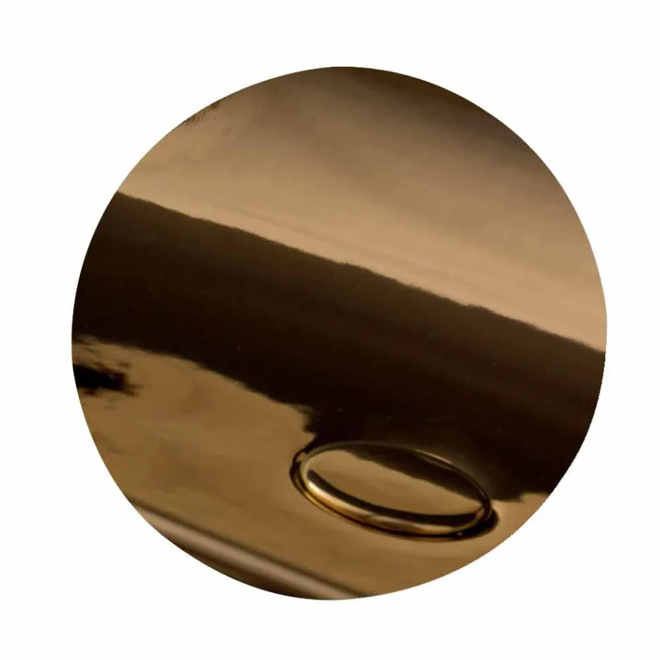 Lavabo da appoggio moderno in ceramica L 60cm fatto in Italia, Gaiola Viadurini