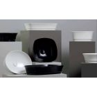 Lavabo da Appoggio Ovale di Design Moderno in Ceramica Made in Italy – Zarro Viadurini