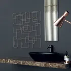 Lavabo da Appoggio Ovale in Ceramica Opaca Realizzato in Italia - Nelly Viadurini