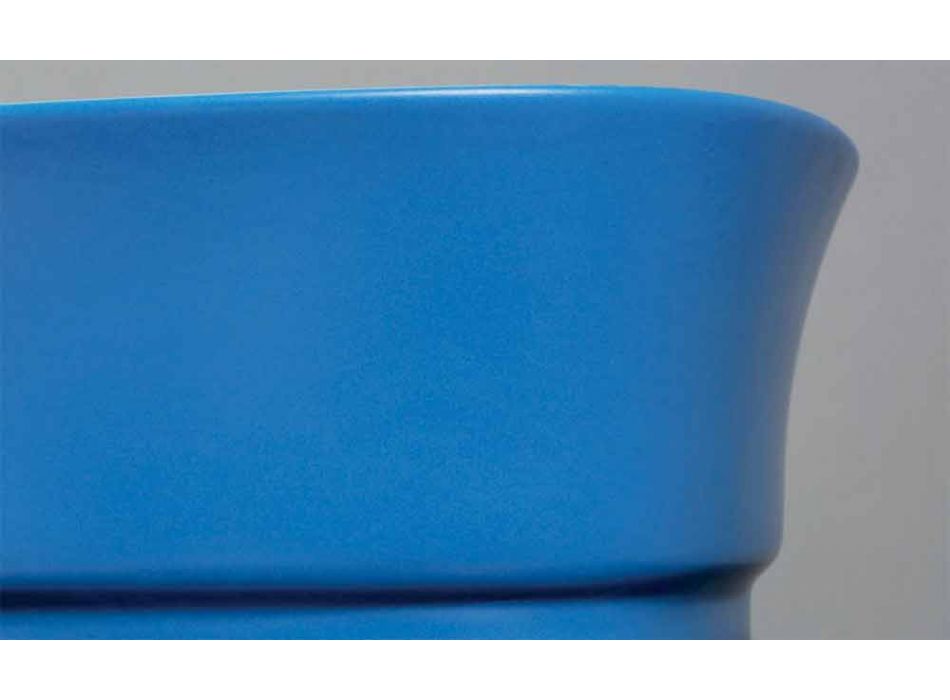 Lavabo da Appoggio per Bagno Rettangolare in Ceramica Made in Italy – Zarro Viadurini