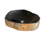 Lavabo da Appoggio Pezzo Unico in Basalto Hassan Viadurini