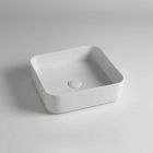 Lavabo da Appoggio Quadrato in Ceramica di Design Moderno Made in Italy – Dable Viadurini