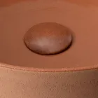 Lavabo da Appoggio Realizzato in Terra Naturale di Diverse Finiture - Balance Viadurini