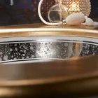 Lavabo da Bagno Incassato in Fire Clay Fuso a Mano Made in italy - Erioli Viadurini