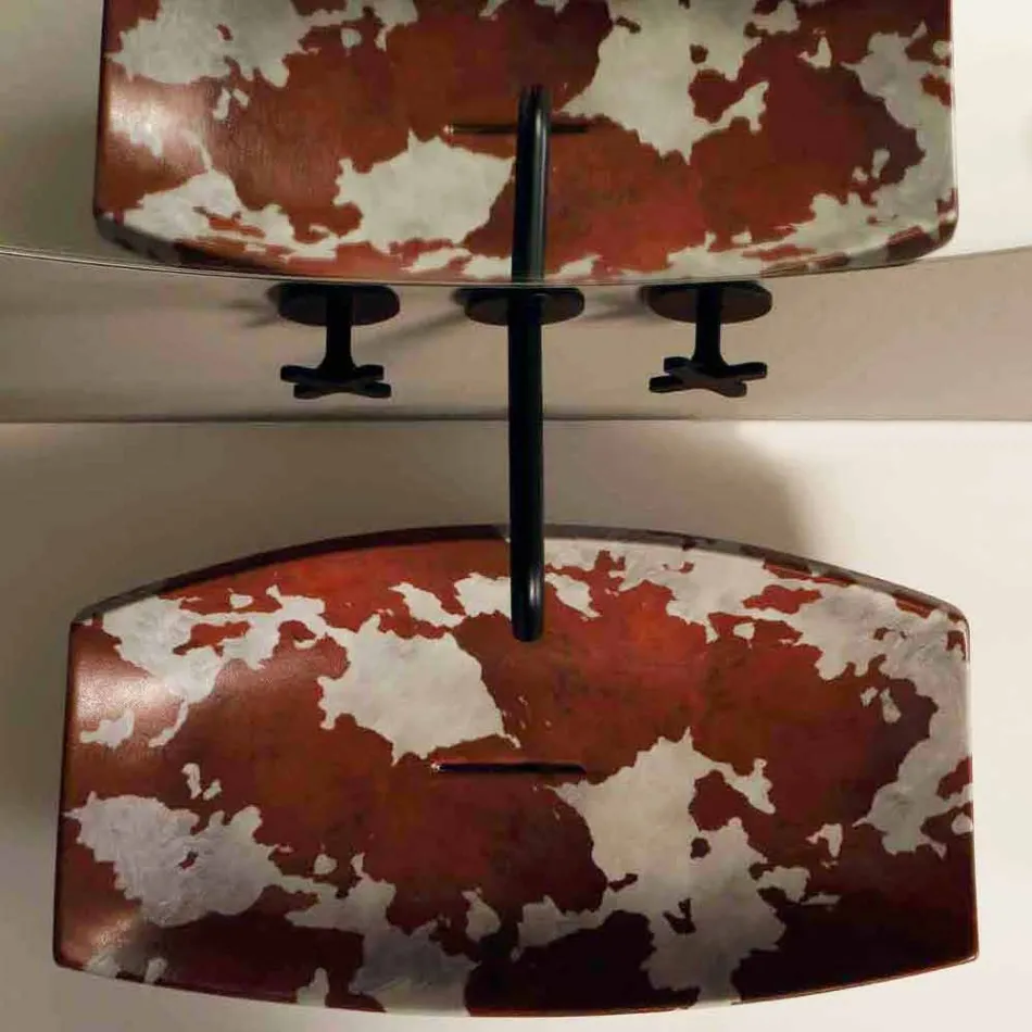 Lavabo di design da appoggio ceramica cavallino made in Italy Laura Viadurini