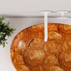 Lavabo di design da appoggio ceramica tartaruga made in Italy Glossy Viadurini