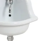 Lavabo Freestanding Angolare in Ceramica Colorata Moderno 42 cm - Angelino Viadurini
