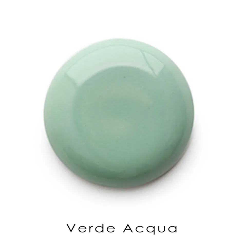 Lavabo Freestanding Angolare in Ceramica Colorata Moderno 42 cm - Angelino Viadurini