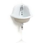 Lavabo Freestanding Angolare in Ceramica Colorata Moderno 42 cm - Angelino Viadurini