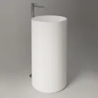 Lavabo Freestanding da Appoggio in Ceramica Made in Italy - Ragazza Viadurini