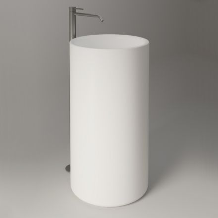 Lavabo Freestanding da Appoggio in Ceramica Made in Italy - Ragazza Viadurini