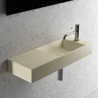 Lavabo in Ceramica Bianca o Colorata Made in Italy dal Design Moderno - Act Viadurini