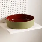 Lavabo in Grès Porcellanato di Diverse Finiture Made in italy - Busta Viadurini