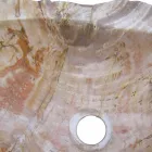 Lavabo in legno Fossile da appoggio Goa pezzo unico Viadurini