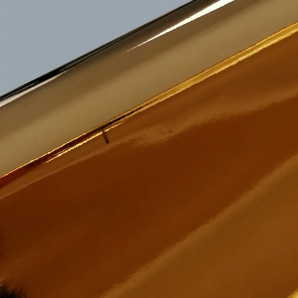 Lavabo moderno da appoggio in ceramica oro fatto in Italia Sofia Viadurini