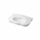 Lavabo Moderno da Parete con o senza Gambe, L90 cm in Ceramica Avise Viadurini