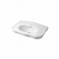 Lavabo Moderno da Parete con o senza Gambe, L90 cm in Ceramica Avise
