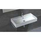Lavabo Monoforo da Appoggio o Parete in Ceramica Colarata Leivi Viadurini