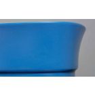 Lavabo Quadrato da Appoggio di Design in Ceramica Colorata Made in Italy – Zarro Viadurini