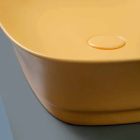 Lavabo Quadrato da Appoggio di Design in Ceramica Colorata Made in Italy – Zarro Viadurini