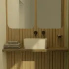 Lavabo Realizzato in Ceramica Disponibile in Diversi Colori Made in Italy - Cesta Viadurini