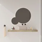 Lavabo Realizzato in Ceramica Disponibile in Diversi Colori Made in Italy - Cesta Viadurini