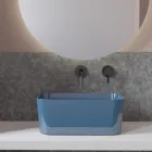 Lavabo Realizzato in Ceramica Disponibile in Diversi Colori Made in Italy - Cesta Viadurini