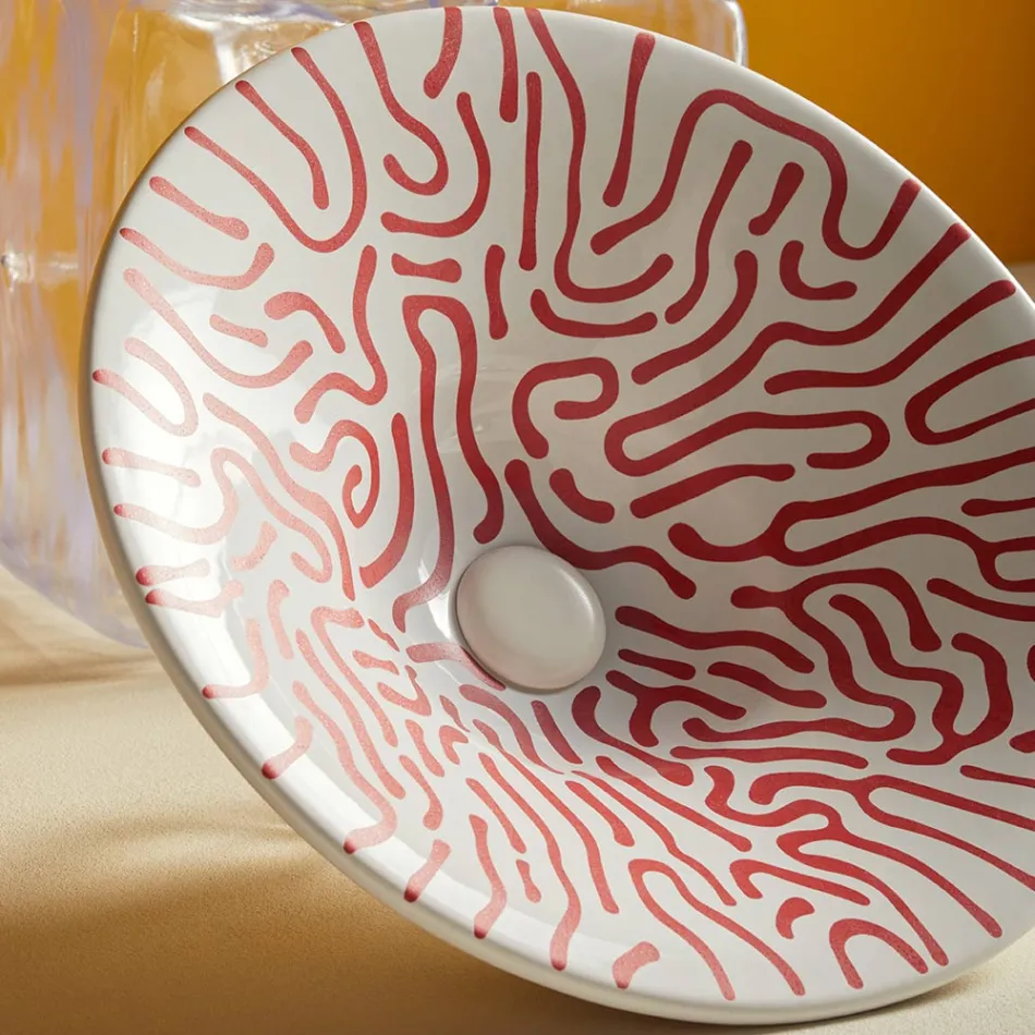 Lavabo Semincasso in Porcellana Francese di Primissima Qualità - Pausa Viadurini