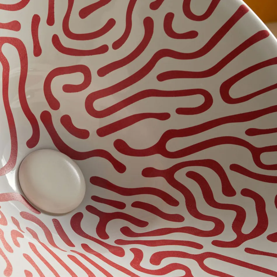 Lavabo Semincasso in Porcellana Francese di Primissima Qualità - Pausa Viadurini