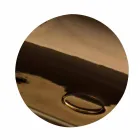 Lavabo sospeso in ceramica design moderno Sun 120x45 cm made in Italy Viadurini