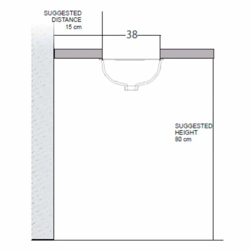 Lavabo sottopiano barocco in fire clay e platino made in Italy, Egeo Viadurini