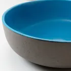 Lavabo Svasato da Appoggio in Raku Scuro Made in Italy - Drip Viadurini