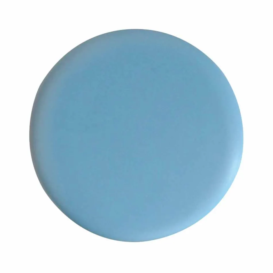 Lavabo tondo da appoggio in ceramica moderno Sun Circle diametro 40 cm Viadurini