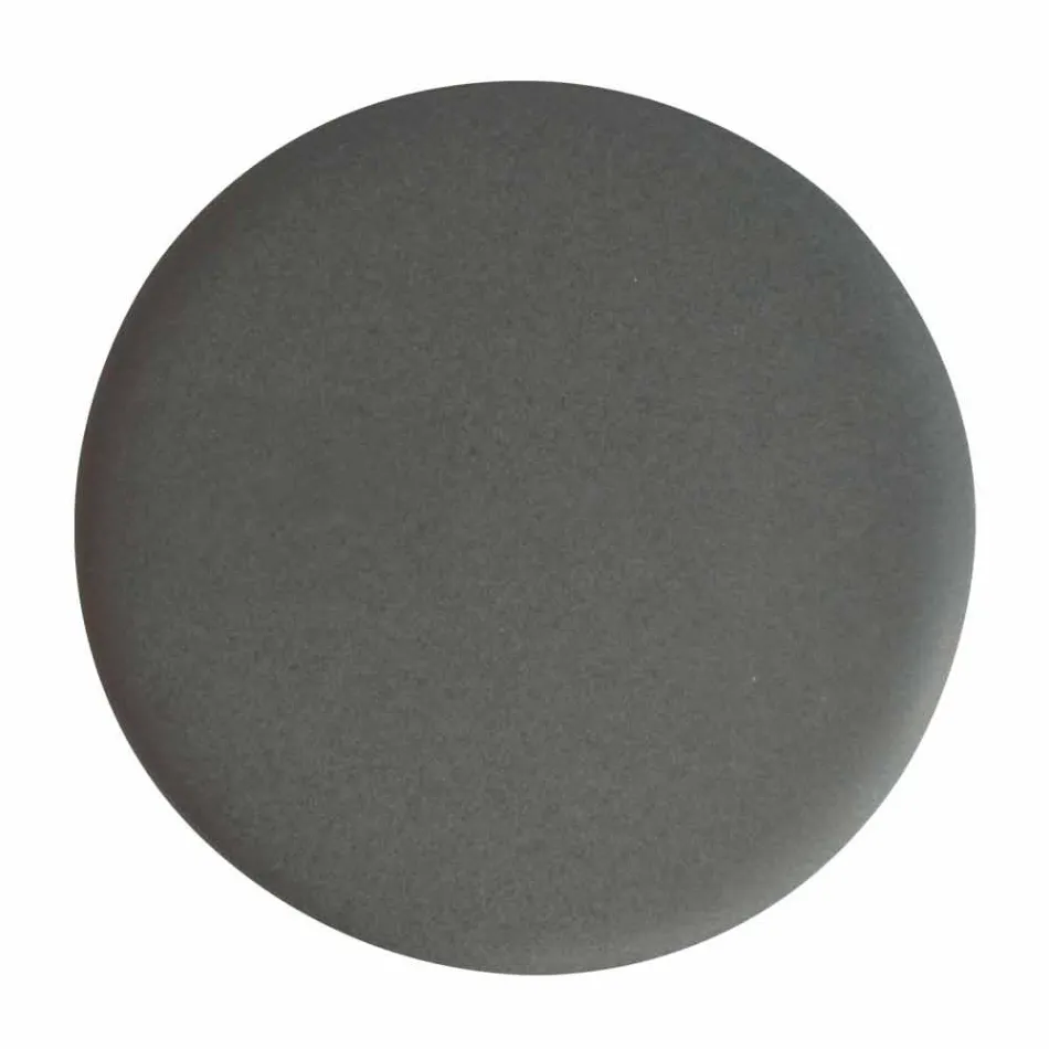 Lavabo tondo da appoggio in ceramica moderno Sun Circle diametro 40 cm Viadurini