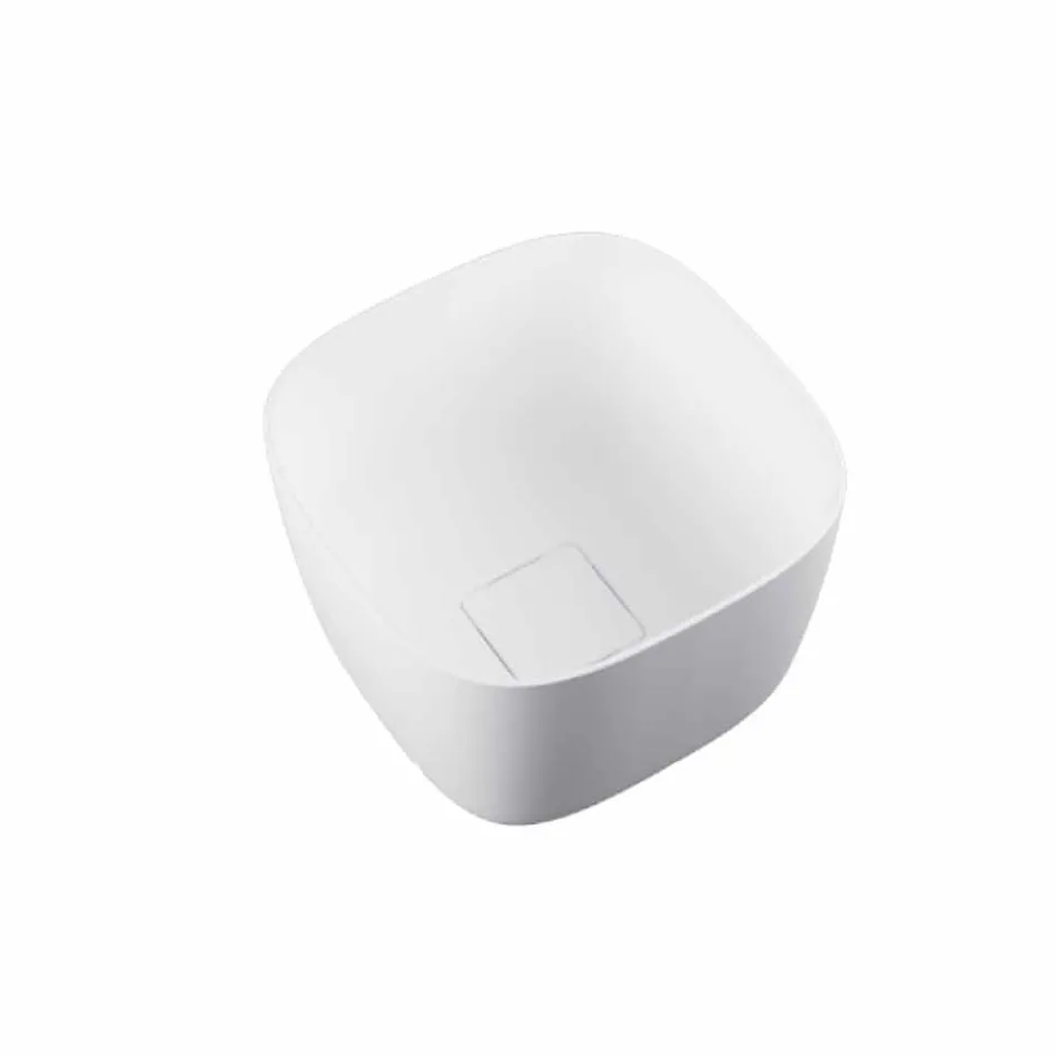 Lavandino a ciotola freestanding da appoggio fatto in Italia, Lallio Viadurini