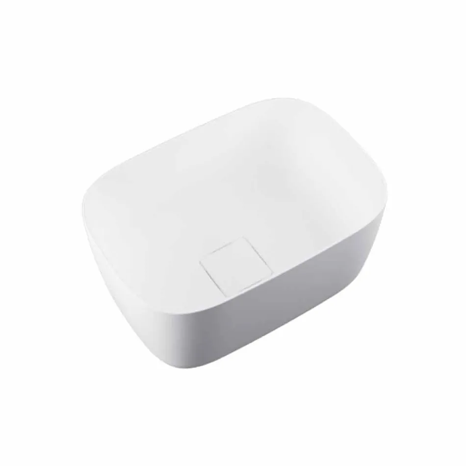 Lavandino a ciotola freestanding da appoggio fatto in Italia, Lallio Viadurini