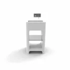 Lavandino freestanding monoblocco moderno fatto in Italia, Tufino Viadurini