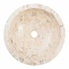 Lavandino tonto da appoggio realizzato a mano in marmo, Nibbiano Viadurini