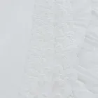 Lenzuolo di Lino Bianco con Pizzo per Letto Matrimoniale Alta Qualità - Fiumana Viadurini