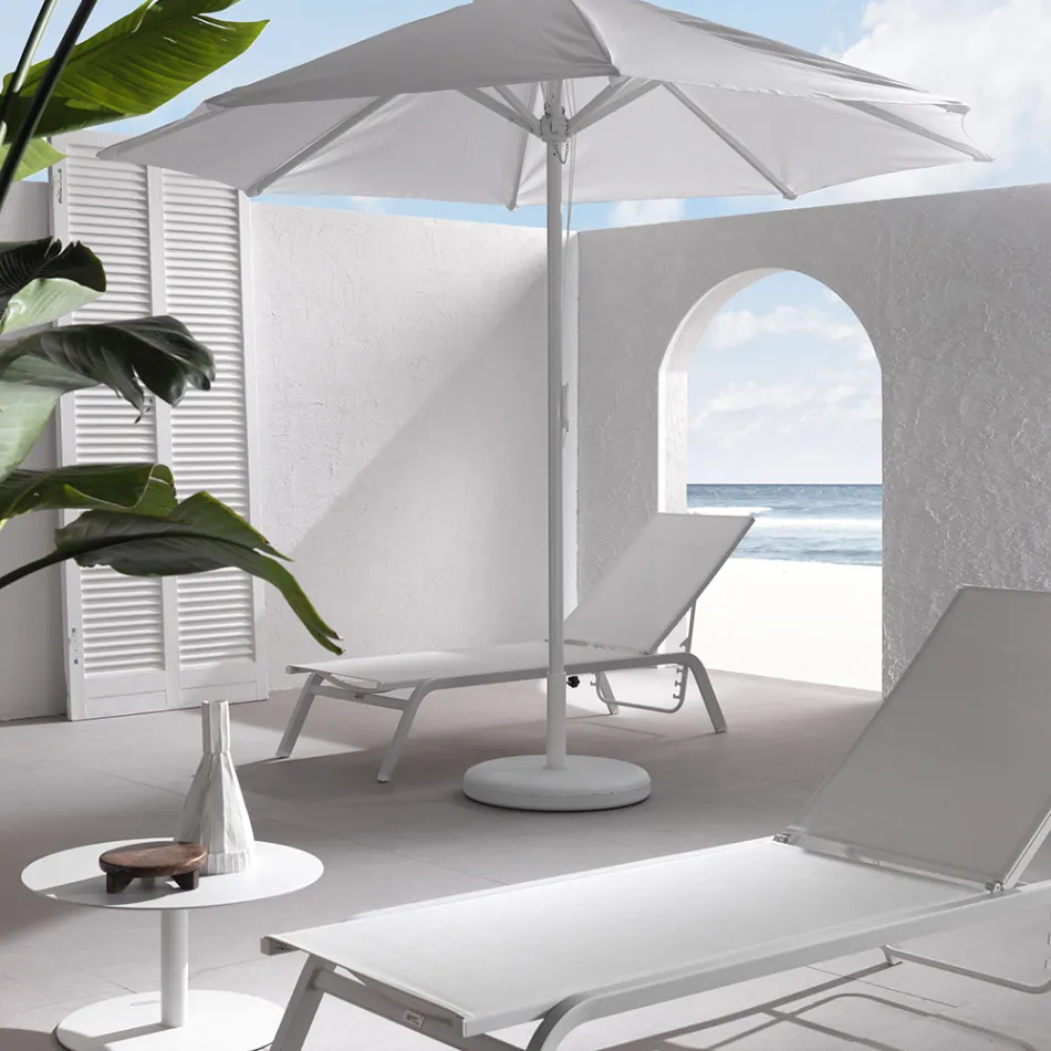 Lettini da Giardino in Alluminio Verniciato e Textilene, 2 Pezzi - Bunny Viadurini